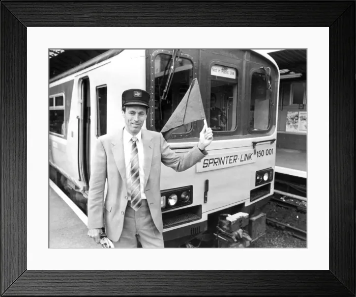 Framed Print : Olympic athlete Mike McLeod dubbed the Elswick Express could not keep pace for once when Framed Print : Olympic athlete Mike McLeod dubbed the Elswick Express could not keep pace for once when