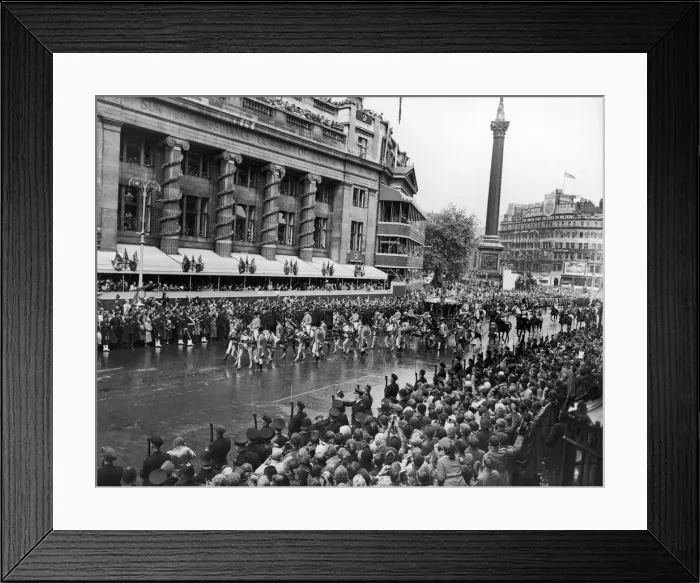 Framed Print : Coronation of Queen Elizabeth II. 3rd June 1953 Framed Print : Coronation of Queen Elizabeth II. 3rd June 1953