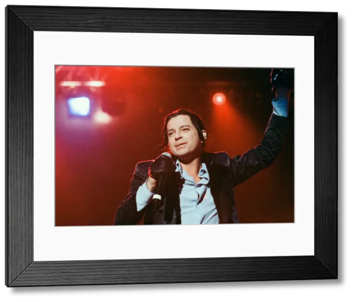 Framed Print : Michael Hutchence lead singer of INXS, pictured in concert - Elegantly Wasted World Tour Framed Print : Michael Hutchence lead singer of INXS, pictured in concert - Elegantly Wasted World Tour