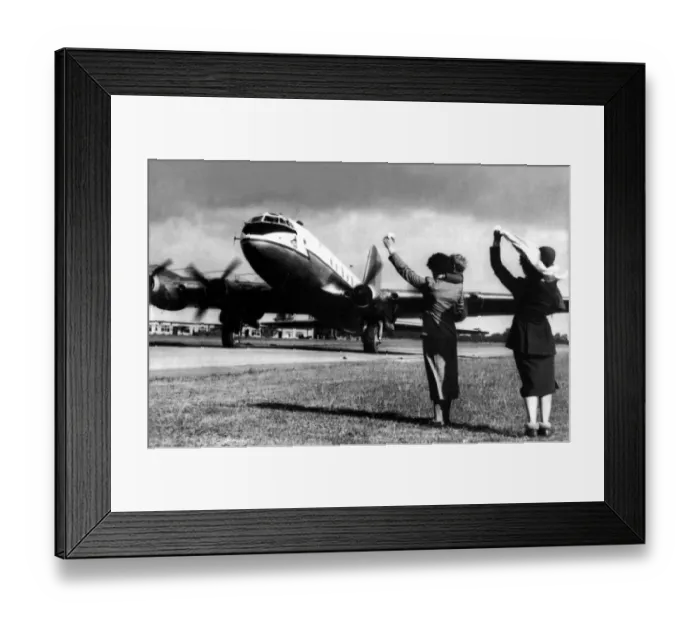 Framed Print : North East men are onboard this RAF Handley Page Hastings transport aircraft