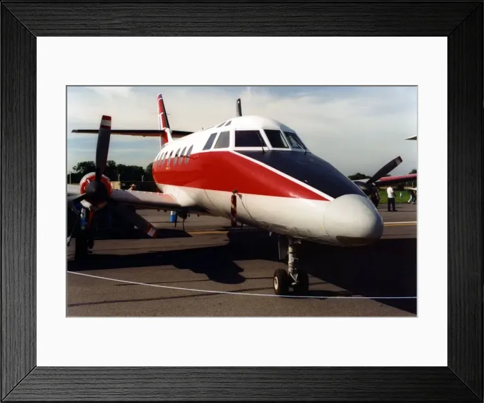 Framed Print : A BAE Jetstream ( formerly Handley Page Jetstream ) of the RAF