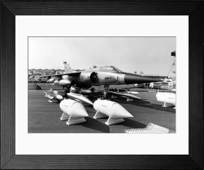 Framed Print : A Dassault Mirage F1 air-superiority fighter at the 1978 Farnborough Airshow Framed Print : A Dassault Mirage F1 air-superiority fighter at the 1978 Farnborough Airshow