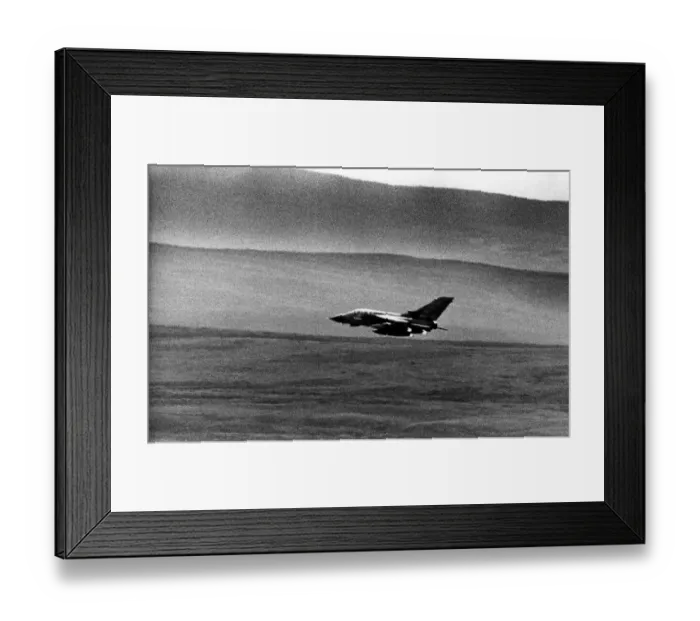 Framed Print : A low flying RAF Panavia Tornado aircraft, taking part in the NATO exercise Operation Framed Print : A low flying RAF Panavia Tornado aircraft, taking part in the NATO exercise Operation