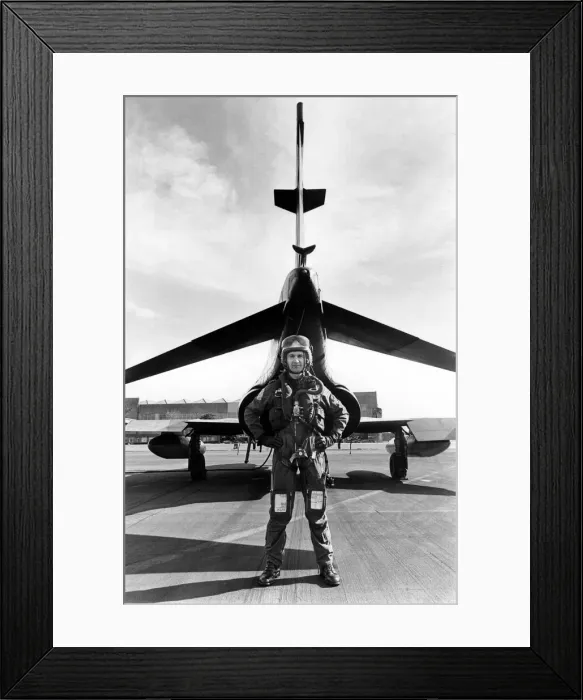 Framed Print : The Royal Air Forces 60th Anniversary. Squadron leader Colin