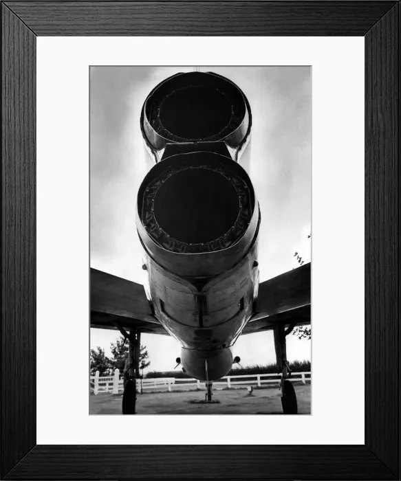 Framed Print : A retired RAF English Electric Lightning jet fighter aircraft on display outside RAF Framed Print : A retired RAF English Electric Lightning jet fighter aircraft on display outside RAF