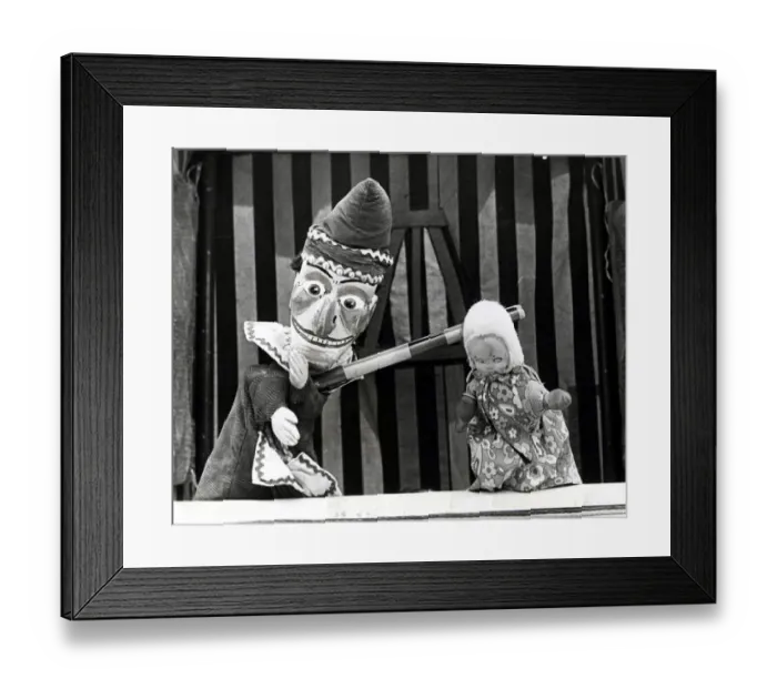 Framed Print : Punch and Judy - Thats the way to do it! Framed Print : Punch and Judy - Thats the way to do it!