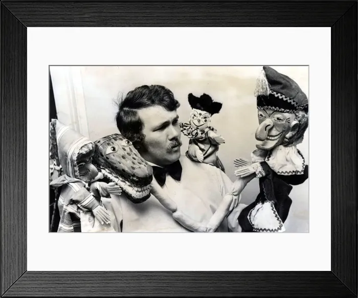 Framed Print : Punch and Judy - A Cardiff man has stepped in to save the popular Punch Framed Print : Punch and Judy - A Cardiff man has stepped in to save the popular Punch