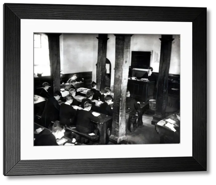 Framed Print : Eton College - A classroom scene at Eton - Pictured dated February 1964