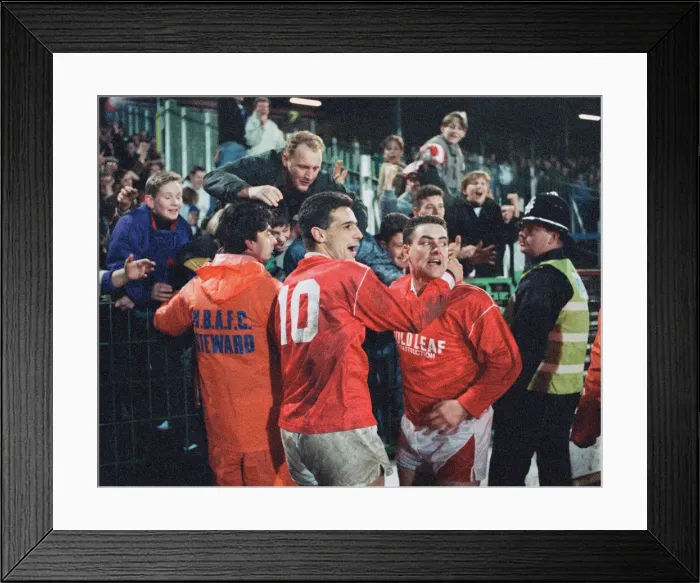 Framed Print : FA Cup Third Round match at The Hawthorns. West Bromwich Albion 2 v Woking 4 Framed Print : FA Cup Third Round match at The Hawthorns. West Bromwich Albion 2 v Woking 4