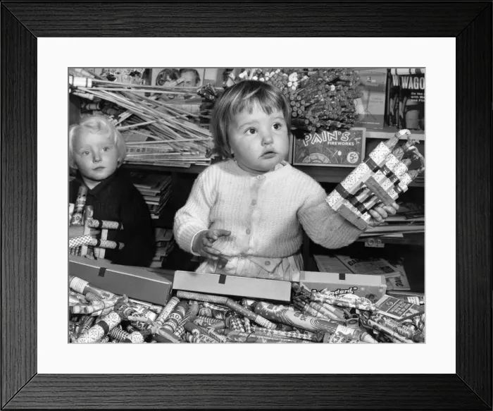 Framed Print : Little Carol Melhuish, of Bracknell, can t talk yet
