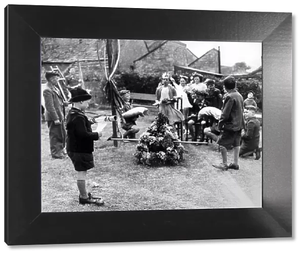 May day at Benefield, Near Kettering, Northampton. Our Picture Shows
