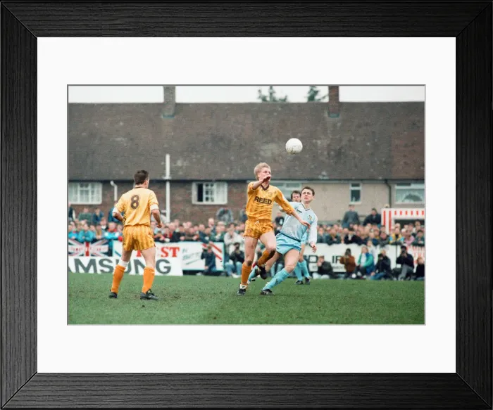 Framed Print : FA Cup Third Round match at Gardner Green Lane. Sutton United 2 v Coventry City 1 Framed Print : FA Cup Third Round match at Gardner Green Lane. Sutton United 2 v Coventry City 1