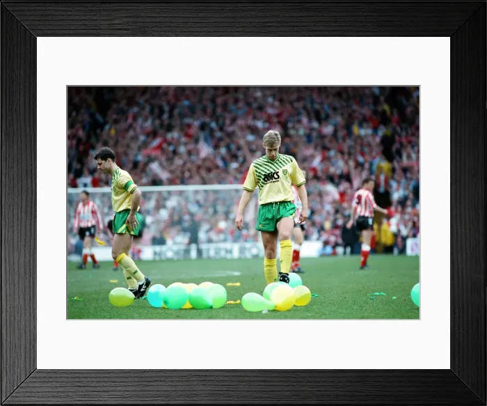 Framed Print : Sunderland 1-0 Norwich 1992 FA Cup semi-final 5  /  4  /  1992