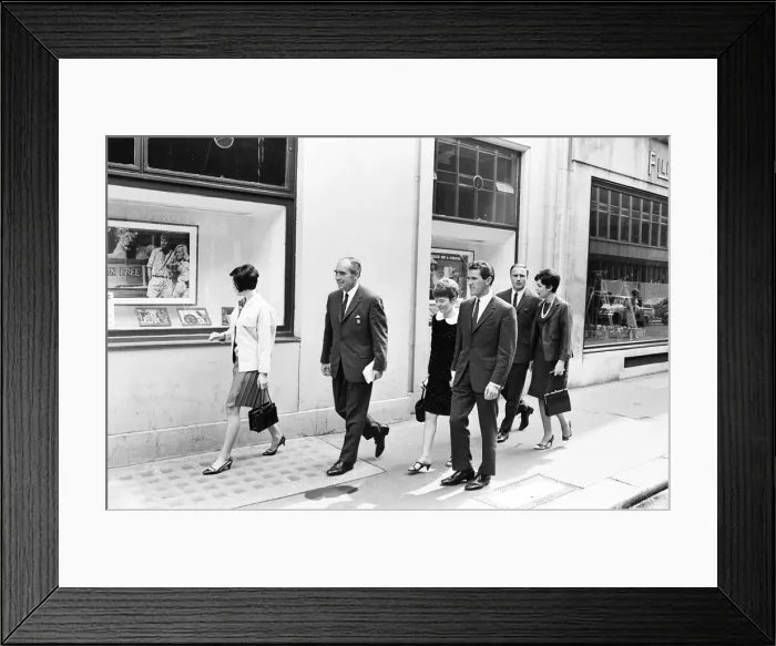 Framed Print : Scenes at the Royal Garden Hotel in Kensington, London, the morning after the World Cup Framed Print : Scenes at the Royal Garden Hotel in Kensington, London, the morning after the World Cup