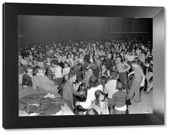 Disco Kids: Children dancing at a disco in Hertford. April 1978 78-1884-007