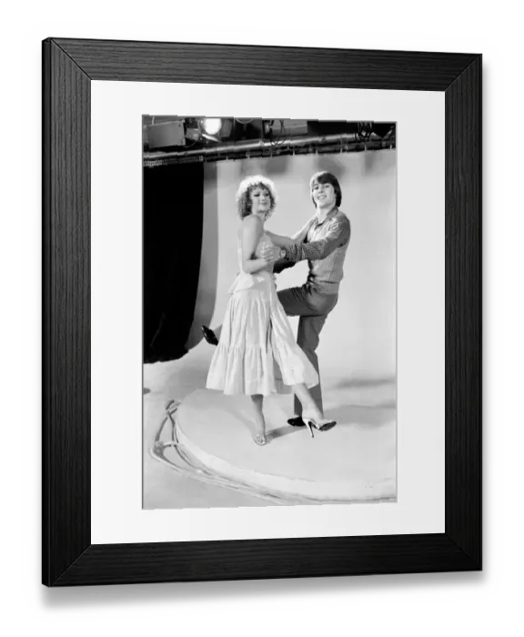 Framed Print : A new Disco danced called Disco Smooch'has been created to be danced to pop