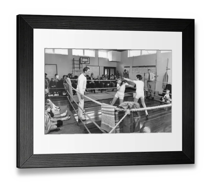 Framed Print : Mr Bob Butler has seen young boxers come and go at Arnold Lodge Preparatory School Framed Print : Mr Bob Butler has seen young boxers come and go at Arnold Lodge Preparatory School