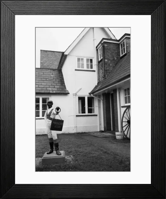 Framed Print : One of Freddie Lakers houses - The Woodcott Stud on Epsom Downs Framed Print : One of Freddie Lakers houses - The Woodcott Stud on Epsom Downs