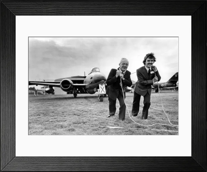Framed Print : Councillor Les Mann, deputy mayor of Sunderland and North-East Aircraft Museum manager Framed Print : Councillor Les Mann, deputy mayor of Sunderland and North-East Aircraft Museum manager