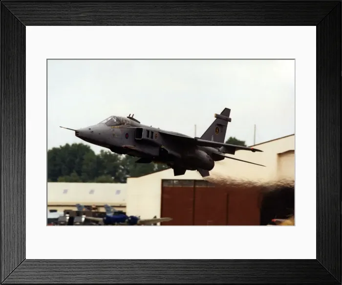 Framed Print : An Anglo-French SEPECAT Jaguar, ground attack aircraft