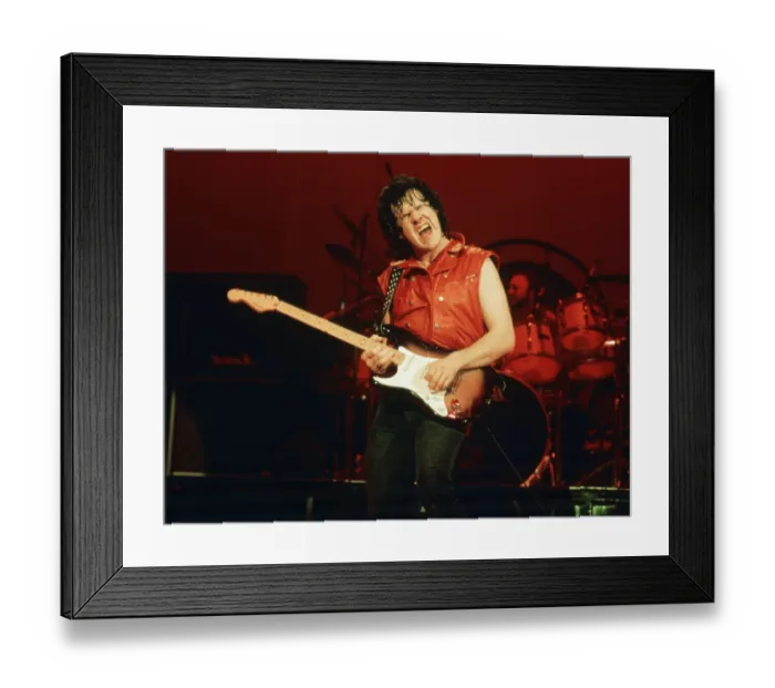 Framed Print : British blues guitarist and singer Gary Moore performing in concert at the Hammersmith Framed Print : British blues guitarist and singer Gary Moore performing in concert at the Hammersmith