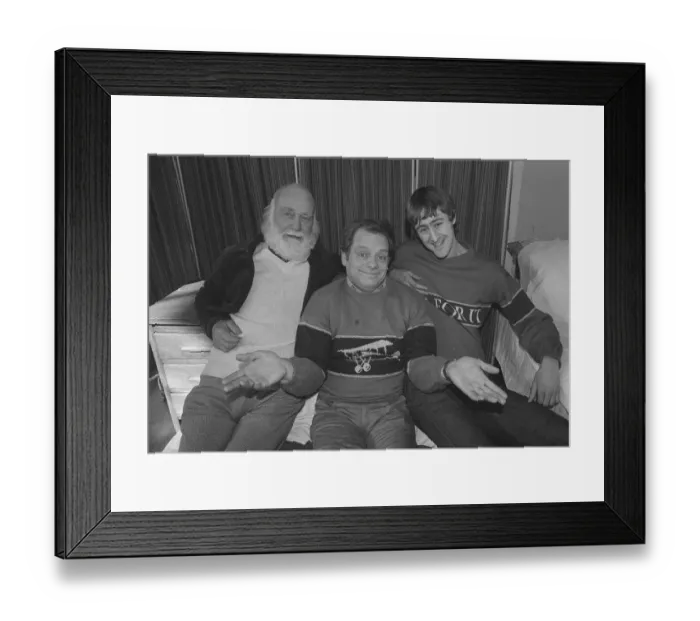 Framed Print : Actors Buster Merryfield, David Jason and Nicholas Lyndhurst