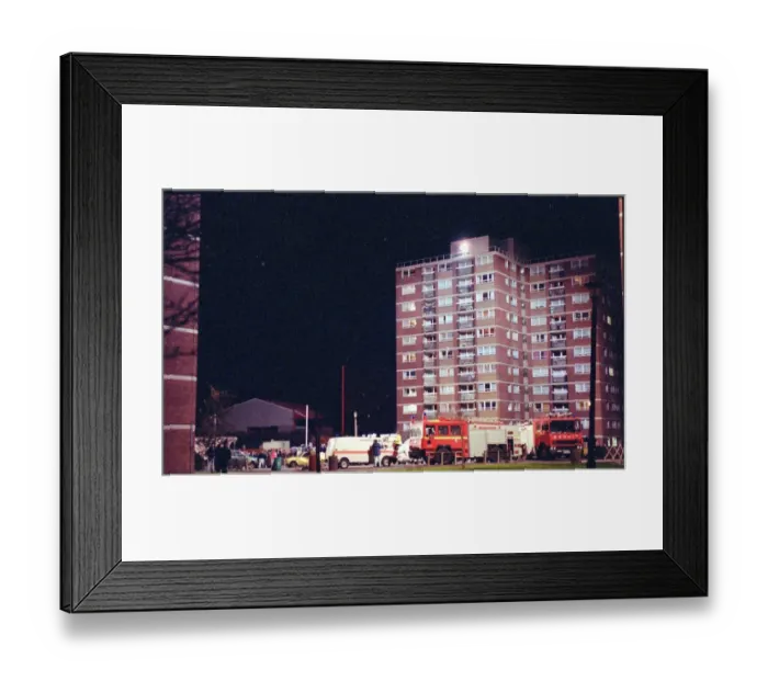 Framed Print : Nelson Mendela House, home to the Trotter Family in BBC TV