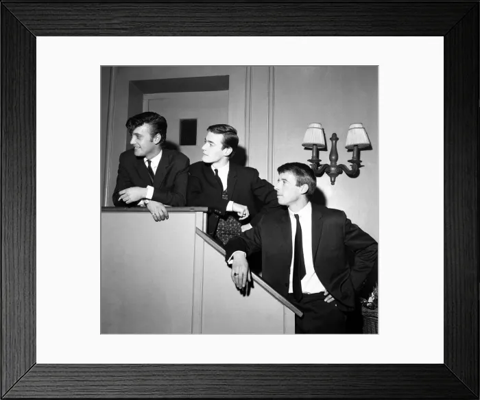 Framed Print : Jet Harris 23, Tony Meehan 19 & song writer Jerry Lordan 28 Framed Print : Jet Harris 23, Tony Meehan 19 & song writer Jerry Lordan 28