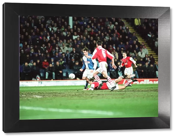 Blackburn v Arsenal league match at Ewood Park, Wednesday 8th March 1995