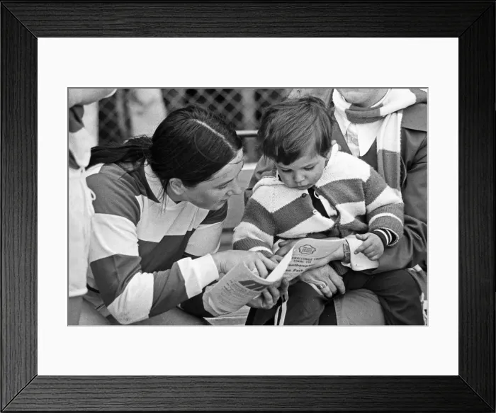 Framed Print : Womens FA Cup Final held at the ground of Bedford Town Football Club Framed Print : Womens FA Cup Final held at the ground of Bedford Town Football Club