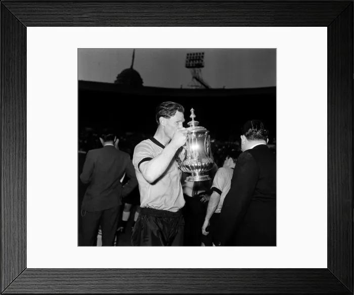 Framed Print : Celebrations after the 1960 FA Cup Final at Wembley Stadium Framed Print : Celebrations after the 1960 FA Cup Final at Wembley Stadium
