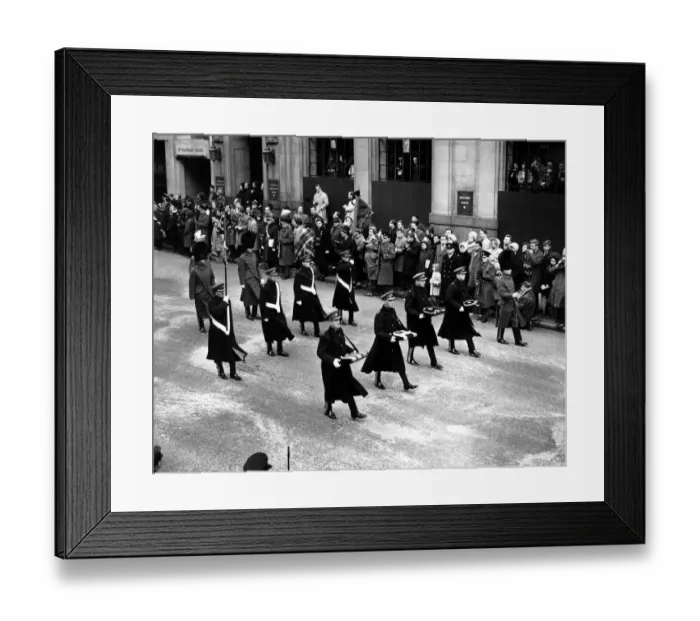 Framed Print : The State Funeral of Sir Winston Churchill which took place at St Pauls Cathedral Framed Print : The State Funeral of Sir Winston Churchill which took place at St Pauls Cathedral