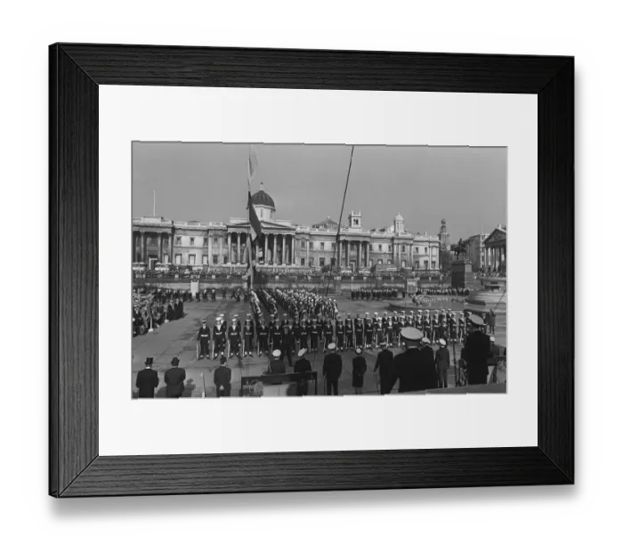 Framed Print : Trafalgar Square London October 1967 Battle of Trafalgar Commemoration Framed Print : Trafalgar Square London October 1967 Battle of Trafalgar Commemoration
