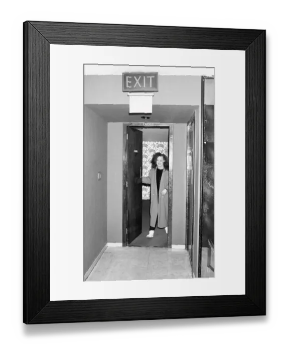 Framed Print : Culture Club singer Boy George who was shown the door at the Hilton Hotel by security man