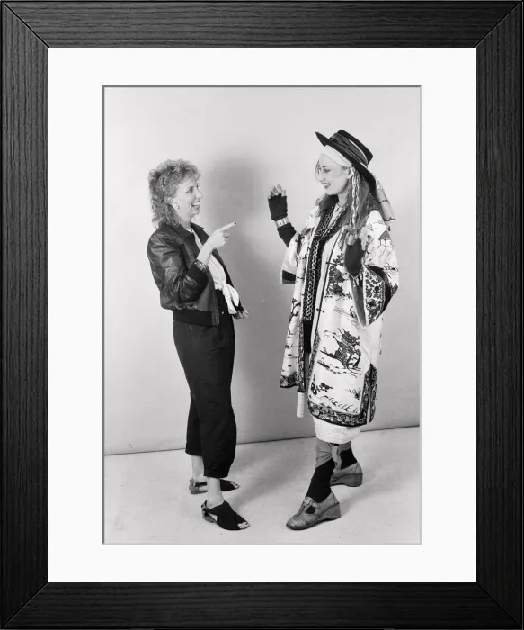 Framed Print : Culture Club singer Boy George. October 1984 Framed Print : Culture Club singer Boy George. October 1984