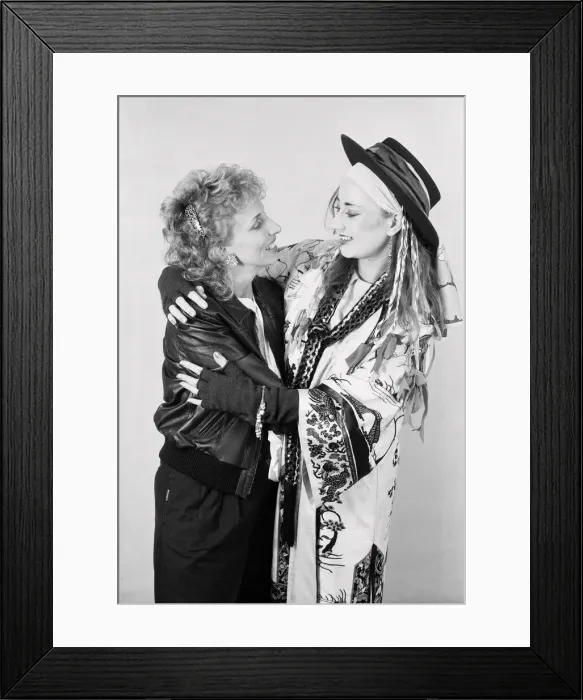 Framed Print : Culture Club singer Boy George. October 1984