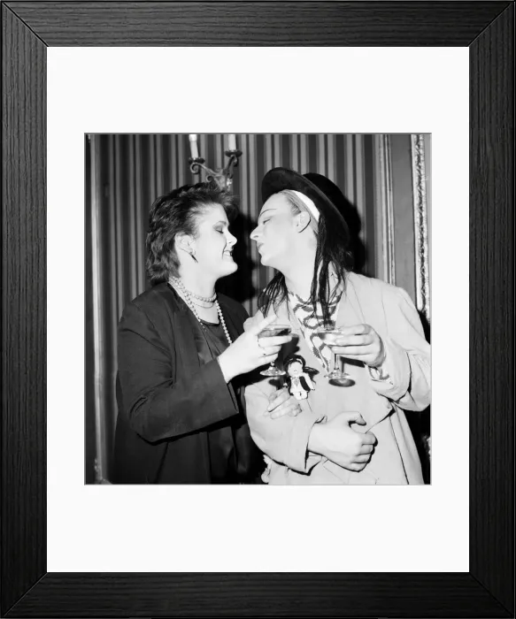 Framed Print : British Rock and Pop award at Londons Lyceum ballroom