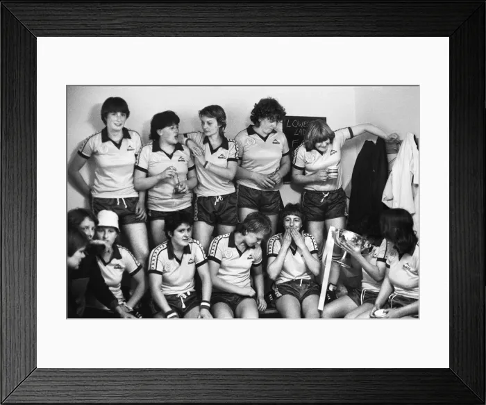 Framed Print : Lowestoft 2 - 0 Cleveland Spartans, 1982 FA Cup Women Framed Print : Lowestoft 2 - 0 Cleveland Spartans, 1982 FA Cup Women
