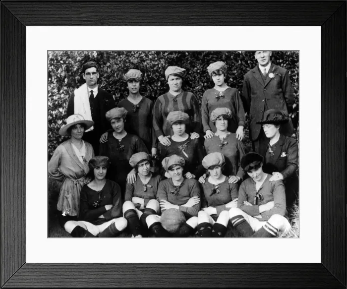 Framed Print : Pirelli Factory Ladies Team, 1914