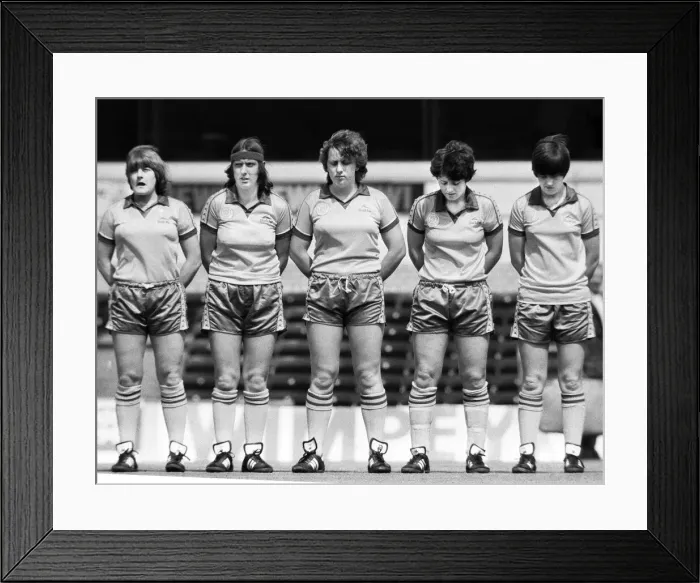 Framed Print : Lowestoft 2 - 0 Cleveland Spartans, 1982 FA Cup Women Framed Print : Lowestoft 2 - 0 Cleveland Spartans, 1982 FA Cup Women