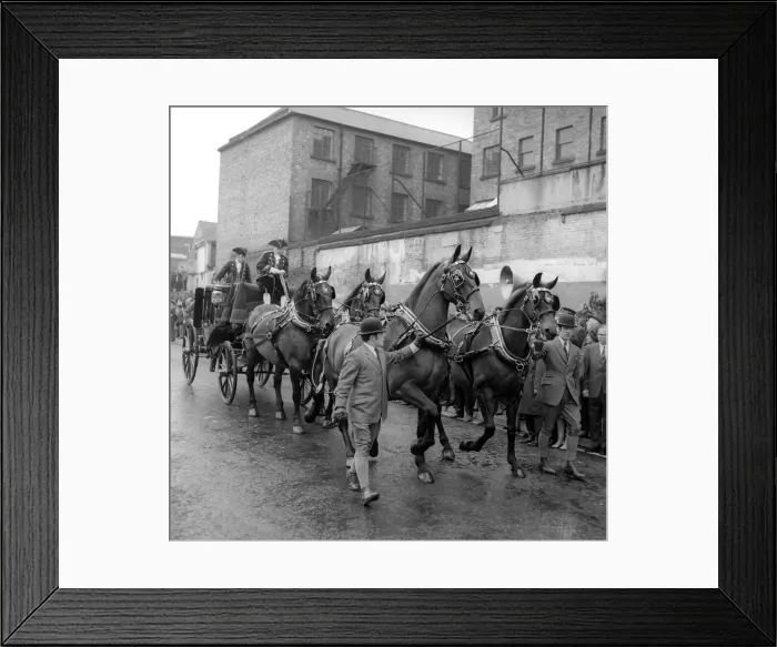 Framed Print : The opening of John Dobson street in Newcastle on Wednesday, May 6