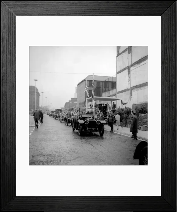 Framed Print : The opening of John Dobson street in Newcastle on Wednesday, May 6, 1970