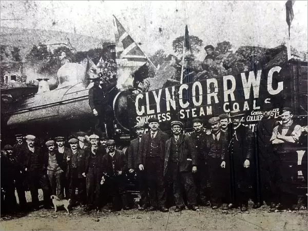 The first trucks of coal from South Pit, Glyncorrwg 1906