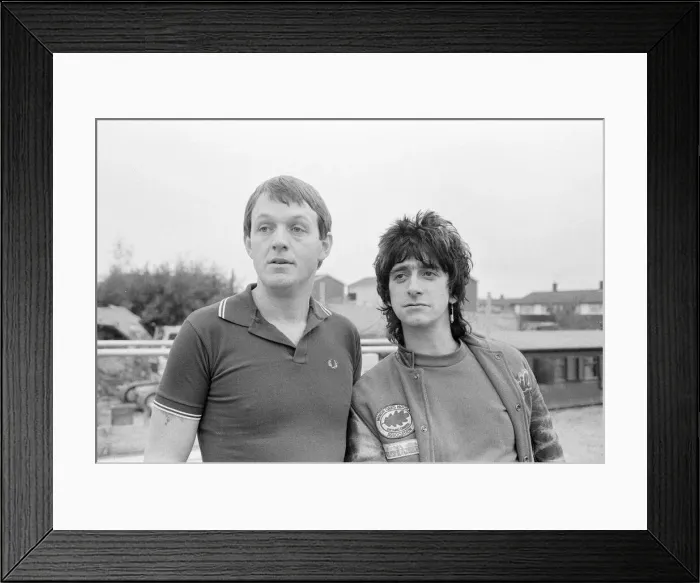 Framed Print : Gary Holton Actor Auf Wiedersehen Pet, television programme Framed Print : Gary Holton Actor Auf Wiedersehen Pet, television programme