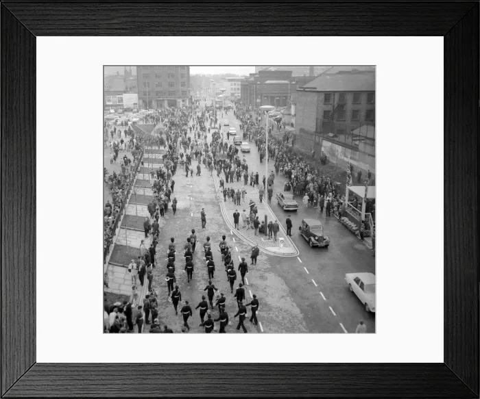 Framed Print : The opening of John Dobson street in Newcastle on Wednesday, May 6, 1970 Framed Print : The opening of John Dobson street in Newcastle on Wednesday, May 6, 1970