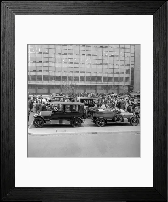 Framed Print : The opening of John Dobson street in Newcastle on Wednesday, May 6, 1970