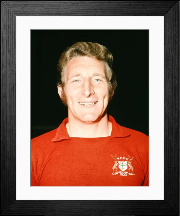 Framed Print : Tommy Gemmell, Nottingham Forest Football Player, pre season photocall, July 1972 Framed Print : Tommy Gemmell, Nottingham Forest Football Player, pre season photocall, July 1972