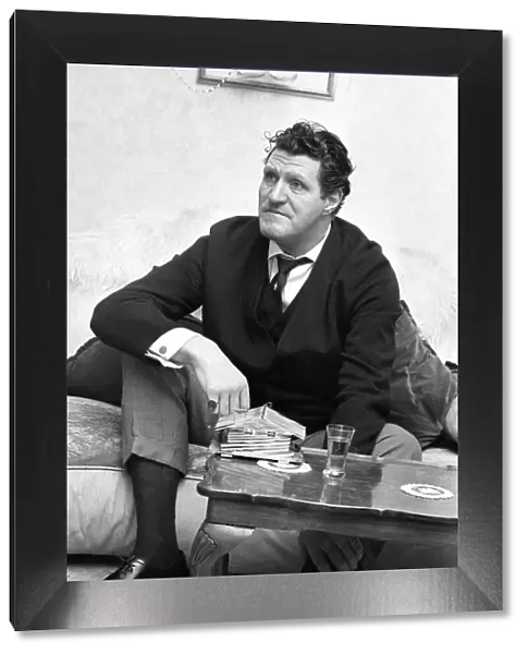 Tommy Cooper, pictured at home, January 1967