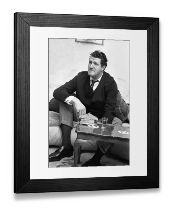 Framed Print : Tommy Cooper, pictured at home, January 1967