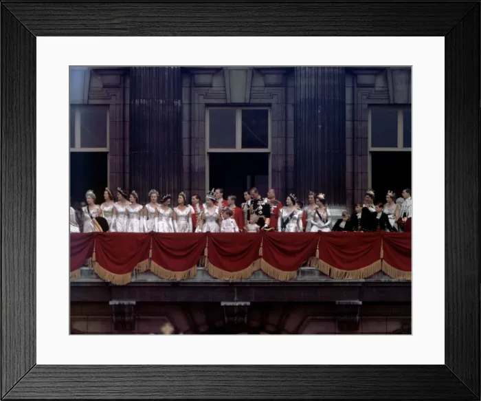 Framed Print : Coronation of Queen Elizabeth II. 2nd June 1953 Framed Print : Coronation of Queen Elizabeth II. 2nd June 1953